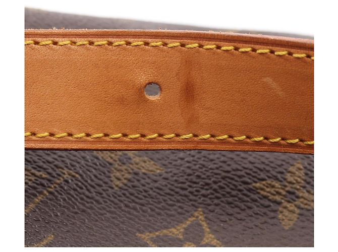 Borsa a Spalla Louis Vuitton Saumur 35 Monogram Marrone - vista 12
