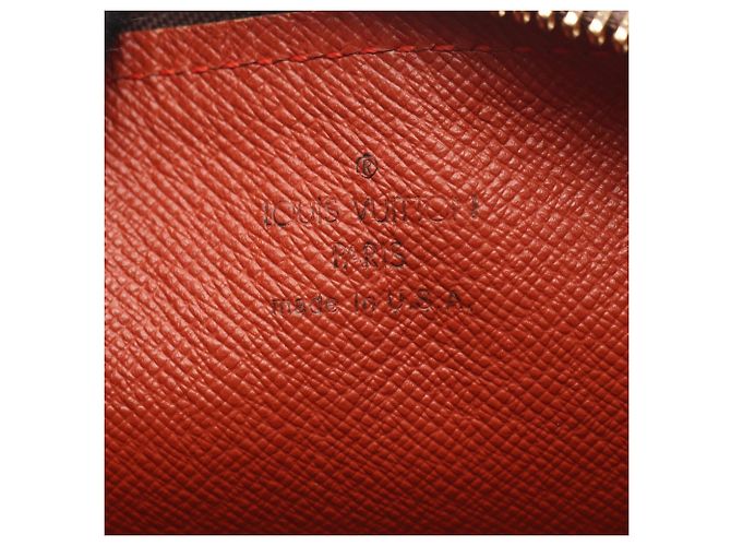 Borsa Louis Vuitton Papillon 30 Damier Ebene Marrone - vista 4