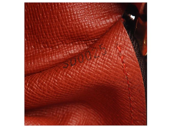 Borsa Louis Vuitton Papillon 30 Damier Ebene Marrone - vista 5