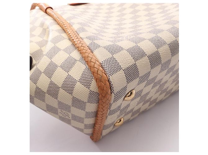 Bolsa Tote Louis Vuitton Propriano Damier Azur Branco - vista 12