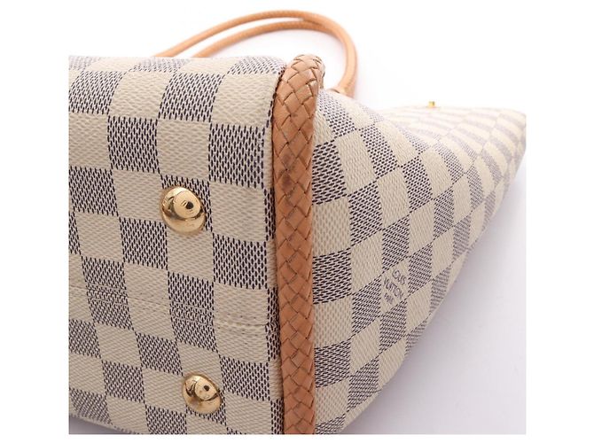 Bolsa Tote Louis Vuitton Propriano Damier Azur Branco - vista 13