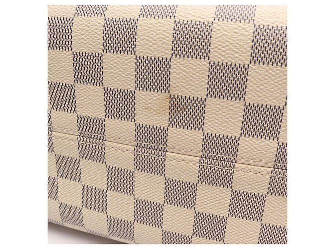 Bolsa Tote Louis Vuitton Propriano Damier Azur Branco - vista 14