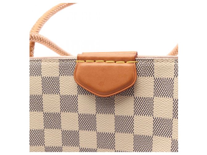 Bolsa Tote Louis Vuitton Propriano Damier Azur Branco - vista 17