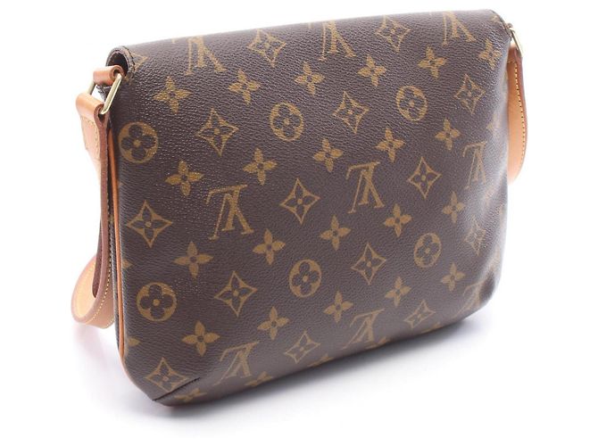 Borsa a tracolla Louis Vuitton Musette Tango Marrone - vista 2
