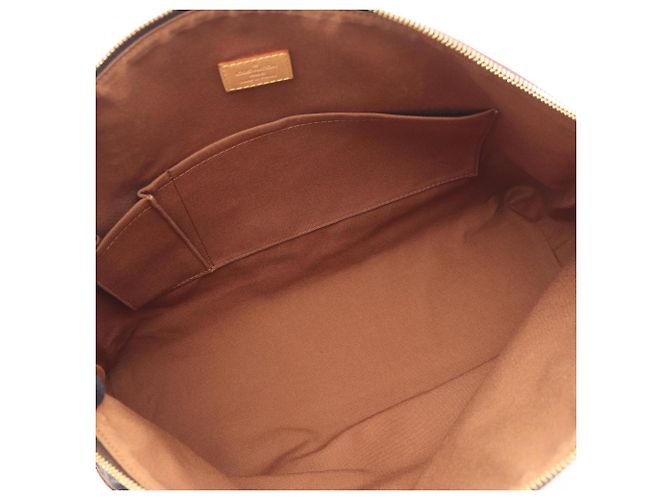 Bolso Tote Louis Vuitton Lockit Horizontal Monogram Castaño - vista 3