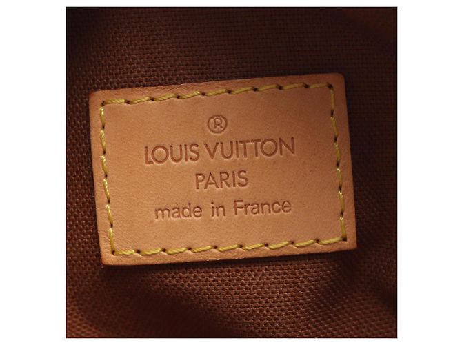 Bolso Tote Louis Vuitton Lockit Horizontal Monogram Castaño - vista 4