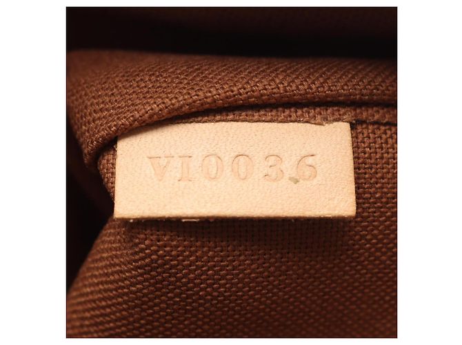 Bolso Tote Louis Vuitton Lockit Horizontal Monogram Castaño - vista 5