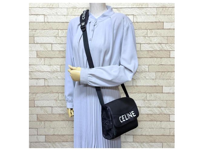 Céline Piccola borsa a tracolla Trekking Celine Nero - vista 2
