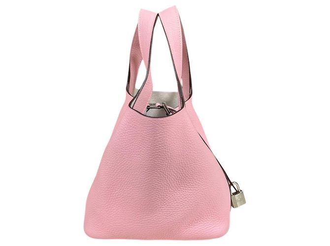 Hermès Borsa Hermes Picotin Lock PM in rosa - vista 4