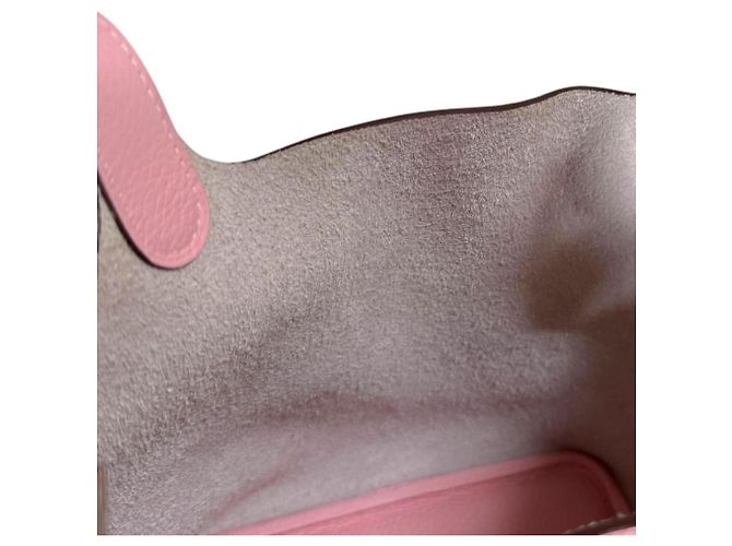 Hermès Borsa Hermes Picotin Lock PM in rosa - vista 9