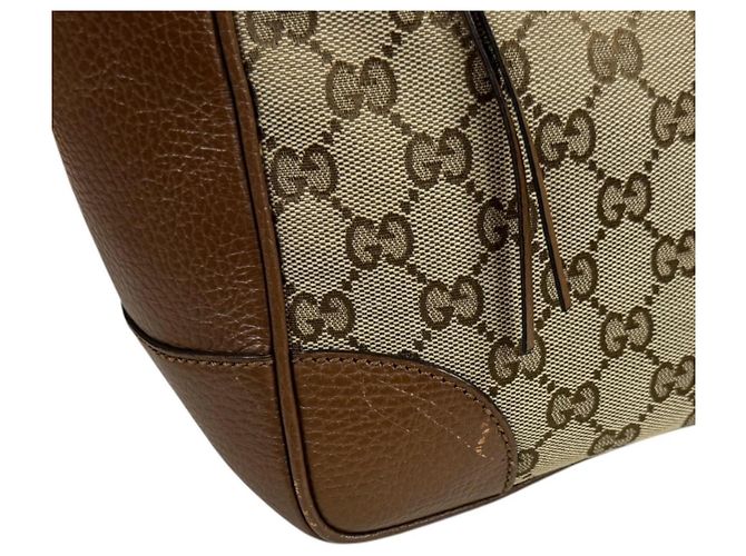 Borsa Gucci GG Canvas Beige Marrone - vista 10