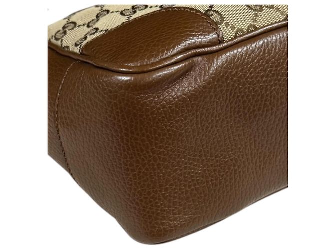 Borsa Gucci GG Canvas Beige Marrone - vista 11