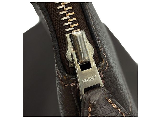 Hermès Borsa Hermes Bolide 35 in Cacao Cioccolato - vista 14