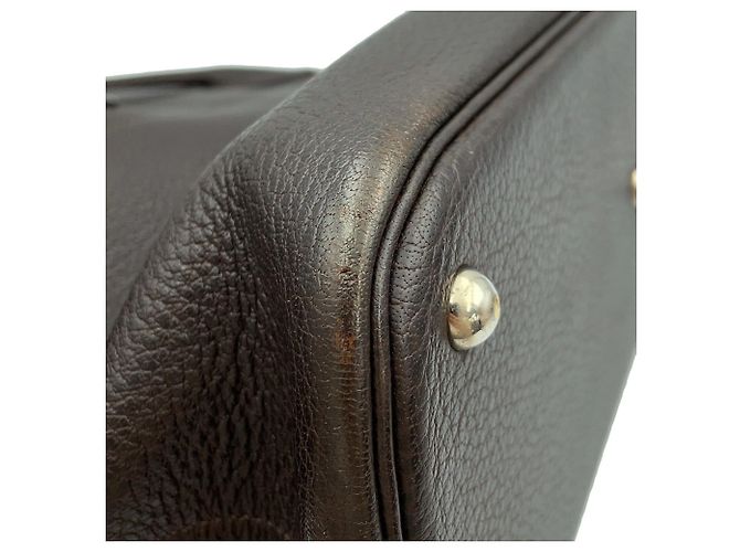 Hermès Borsa Hermes Bolide 35 in Cacao Cioccolato - vista 7