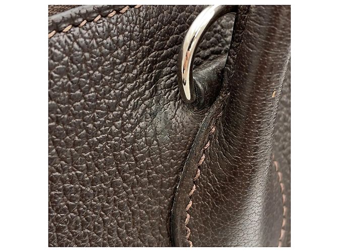 Hermès Borsa Hermes Bolide 35 in Cacao Cioccolato - vista 8