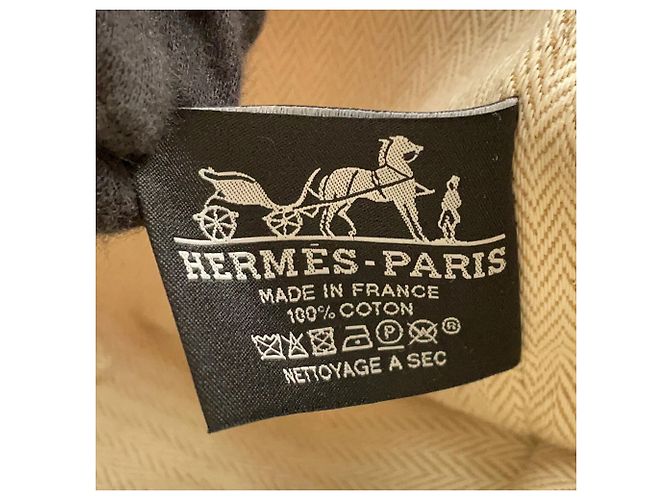 Hermès Hermes Bride-à-Black GM Hibiscus Canvas Handbag Pouch Rot - Ansicht 13