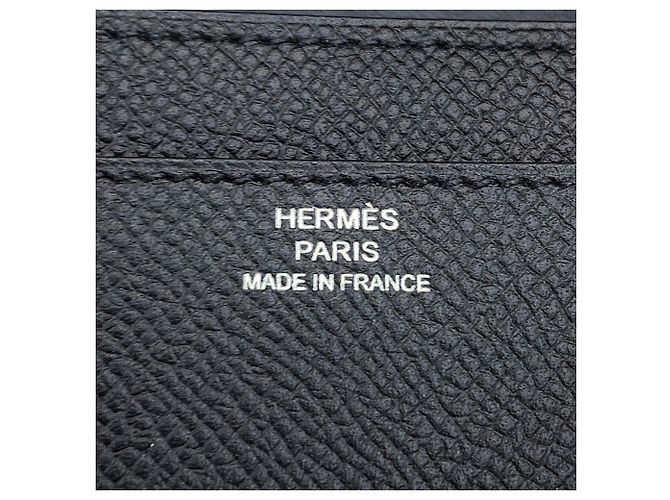 Hermès Portafoglio lungo Constance in pelle Epsom nera Nero - vista 9