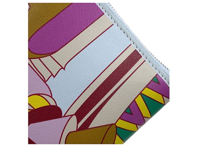 Hermès Hermes Azap Long Wallet aus Swift-Leder in Blue Brume Blau - Ansicht 7