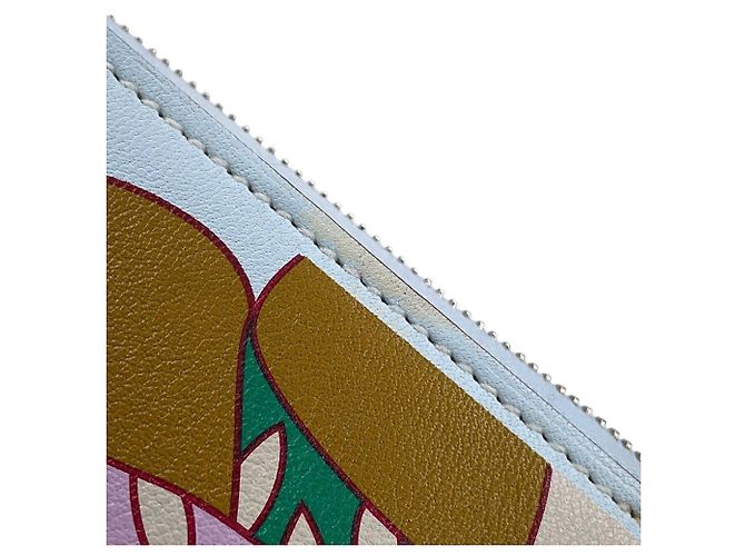 Hermès Hermes Azap Long Wallet aus Swift-Leder in Blue Brume Blau - Ansicht 8
