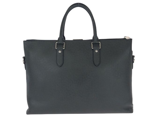 Borsa da lavoro Louis Vuitton Taiga Anton in pelle nera
Valigetta Nero - vista 2