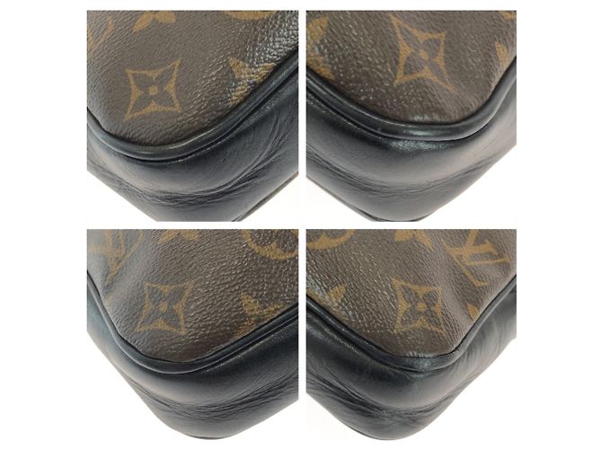 Borsa a Spalla Louis Vuitton Monogram Macassar Bass MM Marrone Marrone scuro Monogramma - vista 3