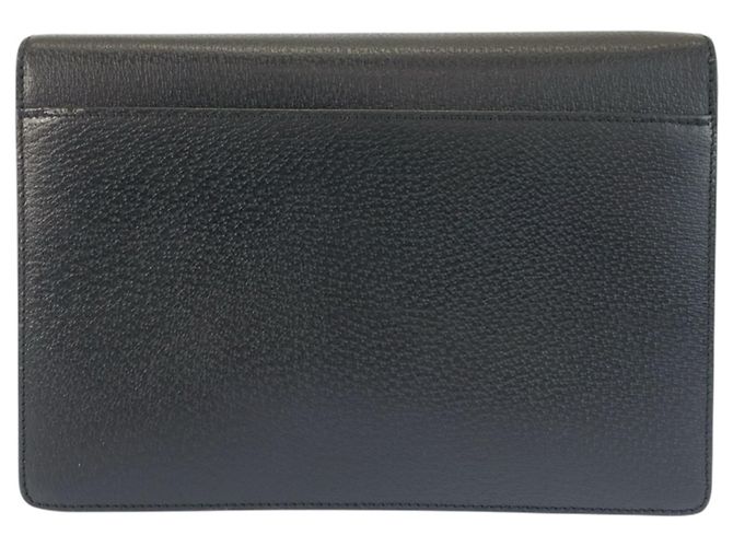Pochette en cuir noir pour homme Salvatore Ferragamo - vue 2