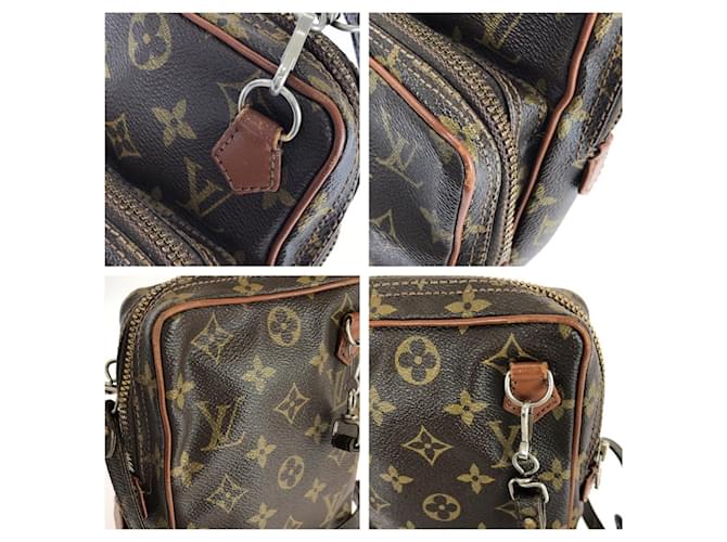Borsa a Spalla Louis Vuitton Monogram Mini Amazon Marrone Monogramma - vista 5