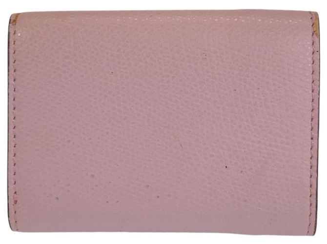 Fendi Zucca F Leather Folding Wallet Brown Pink - view 2