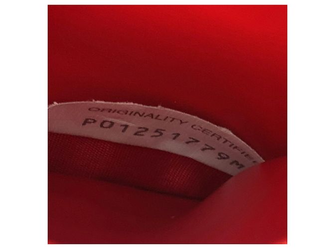 Cartera de cuero rojo con doble pliegue Bottega Veneta Roja - vista 5