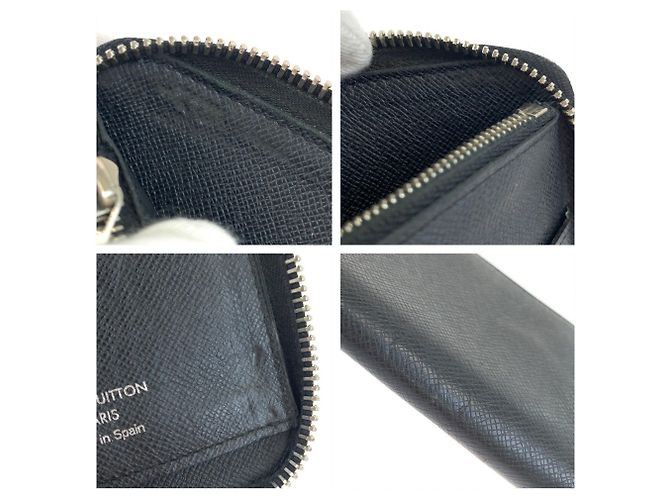 Portafoglio Zippy Louis Vuitton in Taiga Ardoise e Nero Grigio - vista 7