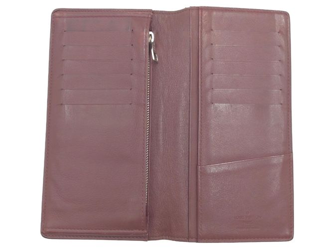 Portafoglio lungo Louis Vuitton Taurillon Brazza Marrone - vista 5
