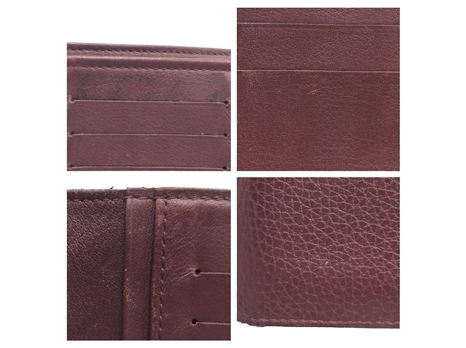 Portafoglio lungo Louis Vuitton Taurillon Brazza Marrone - vista 7