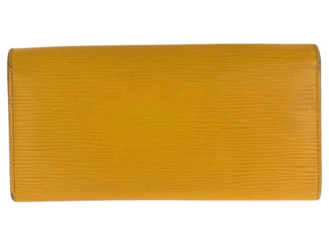 Louis Vuitton Epi Portefeuille Emilie Long Wallet Giallo - vista 2