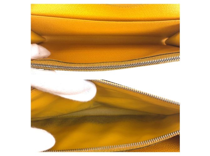 Louis Vuitton Epi Portefeuille Emilie Long Wallet Giallo - vista 7