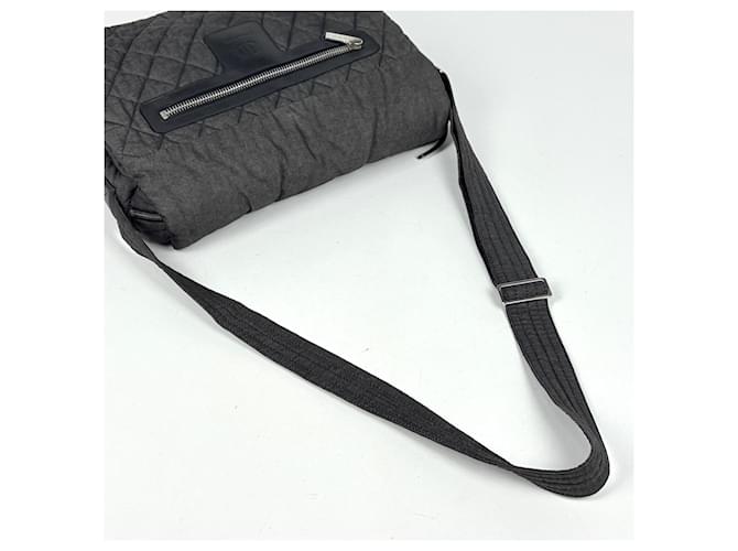 Borsa a tracolla Chanel Coco Cocoon Grigio antracite - vista 7