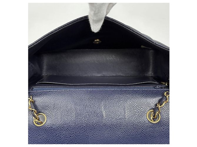 Borsa a Spalla Chanel Diana Matelassé Blu navy - vista 10