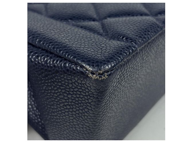 Borsa a Spalla Chanel Diana Matelassé Blu navy - vista 3