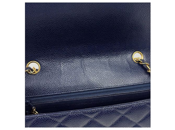 Borsa a Spalla Chanel Diana Matelassé Blu navy - vista 7