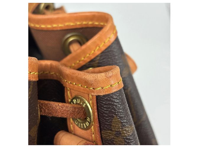 Borsa a tracolla Louis Vuitton Noe Marrone - vista 6