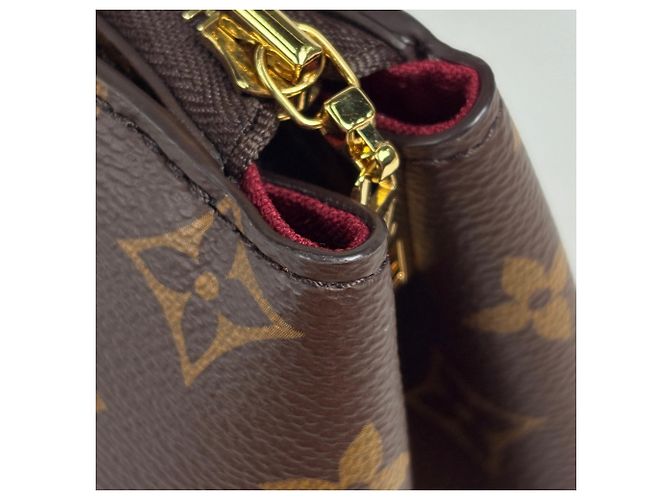 Borsa Louis Vuitton Petit Palais PM Marrone - vista 4