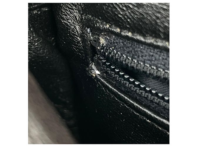 Borsa a tracolla Chanel in pelle nera Nero - vista 6