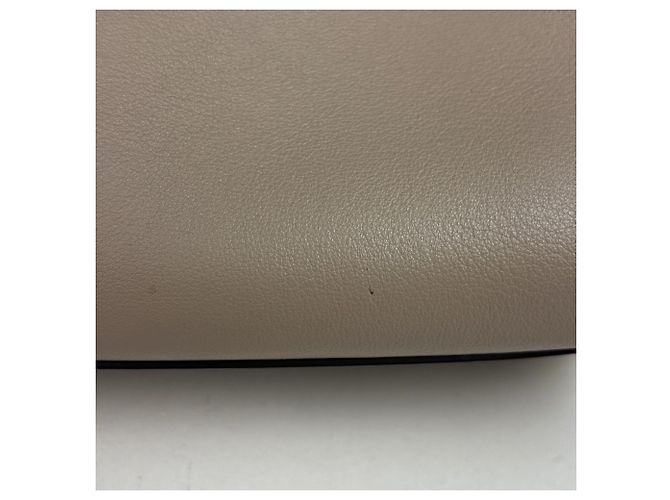 Borsa a mano in pelle Fendi Peekaboo Beige - vista 4