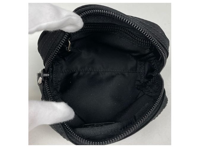 Beauty case in nylon Prada Nero - vista 5