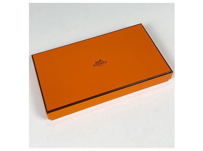 Cartera larga de seda Azap de Hermès Gris pardo - vista 7