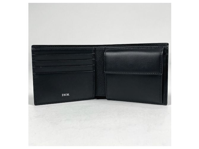 Portafoglio bifold nero Christian Dior - vista 7