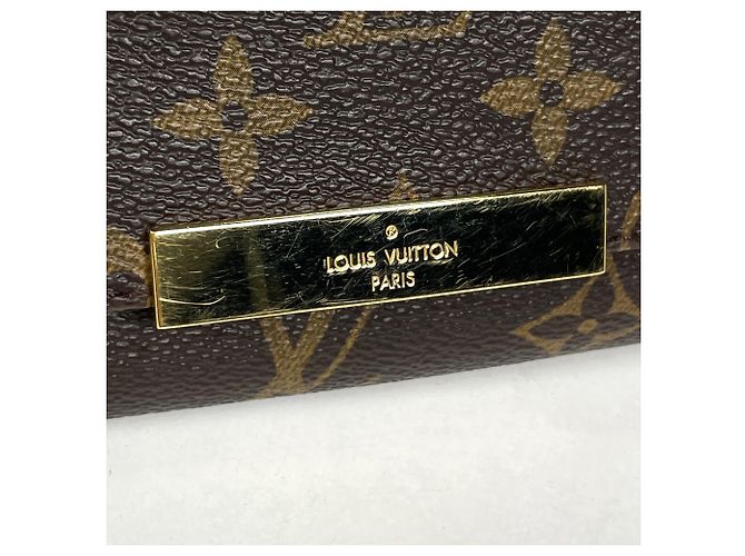 Borsa a tracolla Louis Vuitton Favorite PM Marrone - view 4