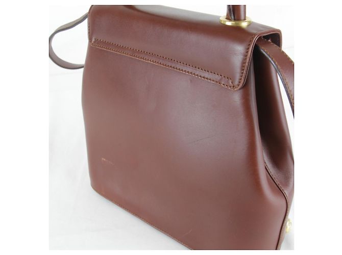 Borsa a tracolla in pelle marrone Salvatore Ferragamo - vista 11