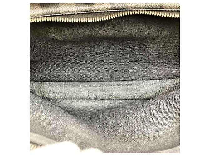 Borsa a tracolla Louis Vuitton Damier Graphite Io Nero - vista 10