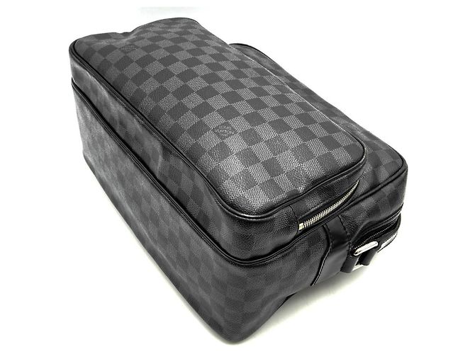 Borsa a tracolla Louis Vuitton Damier Graphite Io Nero - vista 4