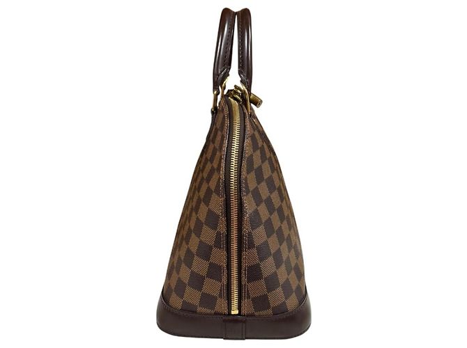Borsa Louis Vuitton Alma Damier Marrone - vista 4
